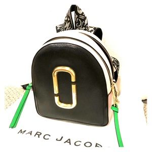 Marc Jacob Pack Shot Backpack - Black/Pink